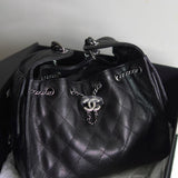 Bolsa Chanel 25 Small Caviar Preta com Ferragens Prateadas