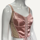 Corset Dolce&Gabbana Rosa com ziper traseiro