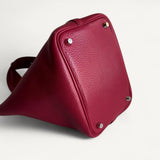 Bolsa Hermès Picotin 18 Rouge com Ferragens Palladium