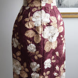 Saia Dolce & Gabbana Com Estampa de Rosa Vintage