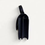 Bolsa Hermès Constance 24 Ostrich Bleu Caban com Ferragens Rosê Gold