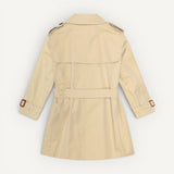 Trench Coat Burberry Infantil Bege
