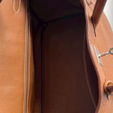 Bolsa Hermès Birkin 35 Togo Gold com Ferragens Palladium