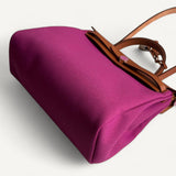Bolsa Hermès Herbag 31 Rose Pourpre com Ferragens Palladium