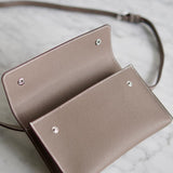 Carteira Hermès Snap Etoupe Epsom Com Ferragens Palladium