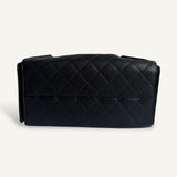Bolsa Chanel 25 Small Caviar Preta com Ferragens Douradas