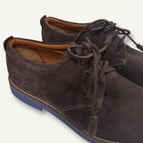 Sapato Oxford Louis Vuitton em Suede Marrom