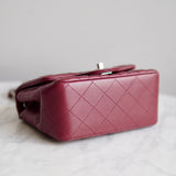 Bolsa Chanel Mini Square Flap Vinho
