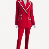 Blazer Dolce & Gabbana com Transpasse Vermelho