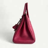 Bolsa Hermès Birkin 30 Togo Rouge Grenat com Ferragens Palladium