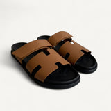 Sandália Hermès Chypre Camel