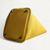 Bolsa Hermès Picotin 18 Limoncello Clemence com Ferragens Palladium