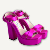 Sandália Jimmy Choo Gaia Fuchsia