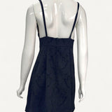 Vestido Dolce & Gabbana com Brocado e Placa DG