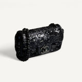 Bolsa Chanel Classic Mini Flap Bag Ferragens Black