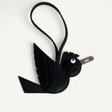 Charm Hermès Black Alligator Birdy Gold Hardware