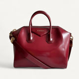Bolsa Givenchy Tote Nightingale Burgundy
