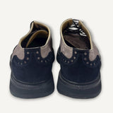 Sapato Oxford Hermes Derby Suede Multicolor