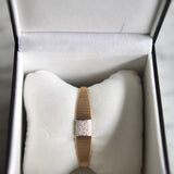 Bracelete em Ouro Amarelo 18K com Pavê de Diamantes