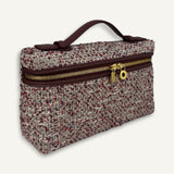 Bolsa Loro Piana L19 Cotton Rosehip | Milk Amber | Lido Blue | Smoked Caramel |  Sun Gold com Ferragens Douradas