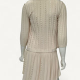 Vestido Chanel com Casaqueto Rose