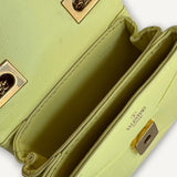 Bolsa Tiracolo Valentino One Stud Micro Amarela