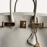 Bolsa Hermès Birkin 30 Epsom Craie com Ferragens Gold