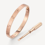 Pulseira Cartier Love em Ouro Rose