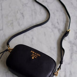 Bolsa Prada Camera Mini Preta