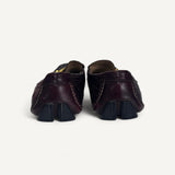 Mocassim Salvatore Ferragamo Croco Burgundy