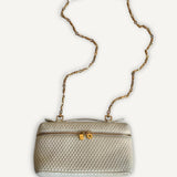Bolsa Loro Piana Extra Pocket L19 Natural Beige Com Ferragens Douradas