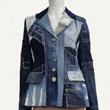 Blazer Dolce & Gabbana Denim Patchwork