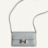 Bolsa Hermès Constance To Go Epsom Bleu Glacier com Ferragens Palladium