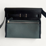 Bolsa Hermès Mini Herbag Vert com Ferragens Palladium