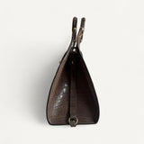 Bolsa Gucci Stirrup Top Handle Bag Crocodile Verde