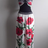 Conjunto Dolce & Gabbana Happy Garden Seda Floral & Poá
