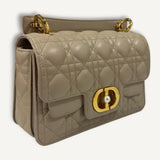 Bolsa Christian Dior Jolie Top Handle Pequena Camel