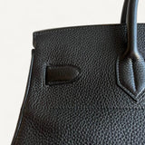 Bolsa Hermès Birkin HAC Togo Noir com Ferragens Gold
