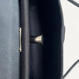 Bolsa Hermès Mini Herbag Noir com Ferragens Palladium