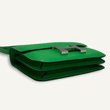 Bolsa Hermès Constance 18 Vert Comics com Ferragens Palladium