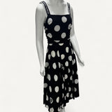 Vestido Dolce & Gabbana Polka Dot- Print Fit&Flare Midi