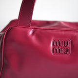 Bolsa Miu Miu Lambskin  Cherry Red Pequena