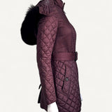 Jaqueta Burberry Metalassê Vinho