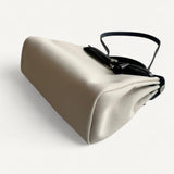Bolsa Hermès Herbag 31 Ecru|Noir com Ferragens Palladium