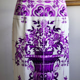 Saia Dolce & Gabbana Seda Maiolica