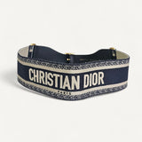 Cinto Christian Dior Logo Canvas Belt 85