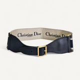 Cinto Christian Dior Logo Canvas Belt 85
