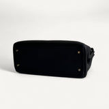 Bolsa Hermés Kelly 32 Togo Noir com Ferragens Gold