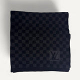 Cachecol Louis Vuitton Monograma Preto
