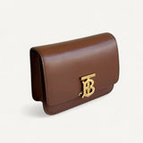 Bolsa Burberry Tb Belt Calfskin Brown